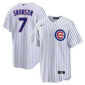 Original MLB Cubs Jersey, Dansby Swanson, Men’s Small.